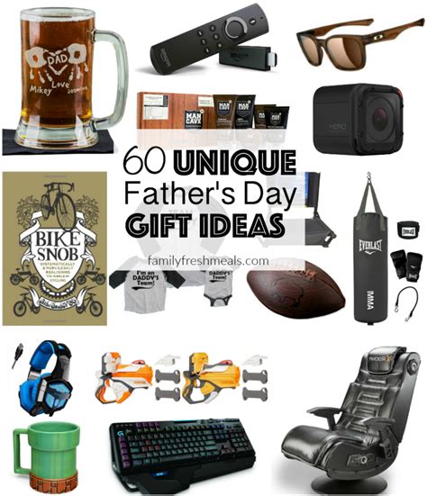 As a thank, you for all he has done for you, get him a unique gift that shows him how much you care, how much you appreciate him. 60 Unique Father's Day Gift Ideas - Family Fresh Meals