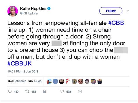 Despicable Katie Hopkins Forced To Deny Shes Transphobic After Vile