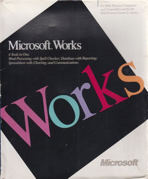 Microsoft Works 105 Software Computing History