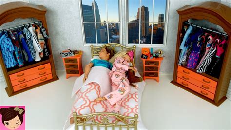 It will helpful for every mom. Barbie & Ken Morning Routine Bedroom, Bathroom Doll House ...
