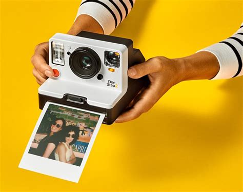 the new polaroid camera is cute as a big clunky button secret london