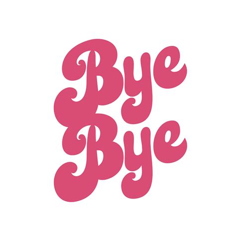 Typography Goodbye Sticker By Sinikka Li For Ios And Android Giphy