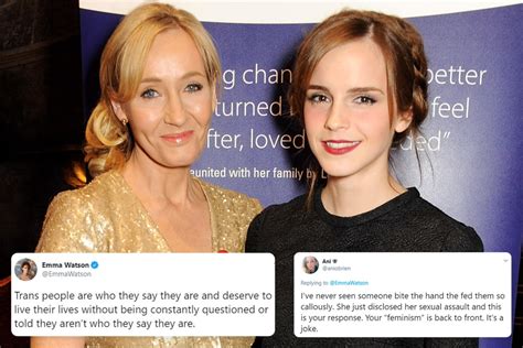 Fury As Emma Watson Wades Into Jk Rowling Trans Row Hours After Author