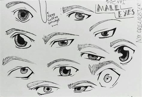 Anime Eye Drawing Male Art Tutorials Bodenswasuee