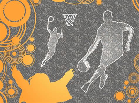 Basketball Background Vector Vector Art And Graphics