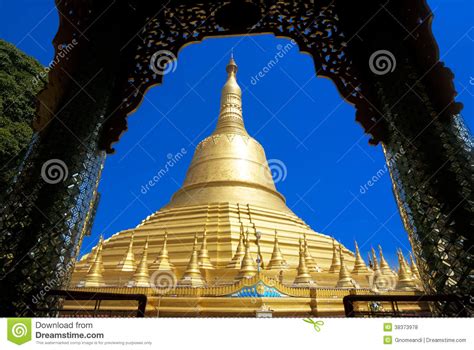 Schwemawdaw Paya Bago Myanmar Foto De Stock Imagem De Curso