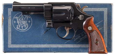 Smith And Wesson Model 58 Double Action Revolver With Box Rock Island