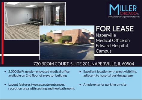 Medical Office Suite For Lease In Naperville On Edward Hosptial Campus