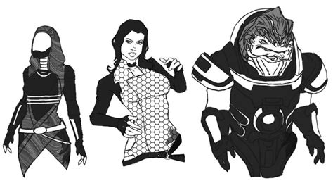 Mass Effect Characters By Zolapaulse On Deviantart