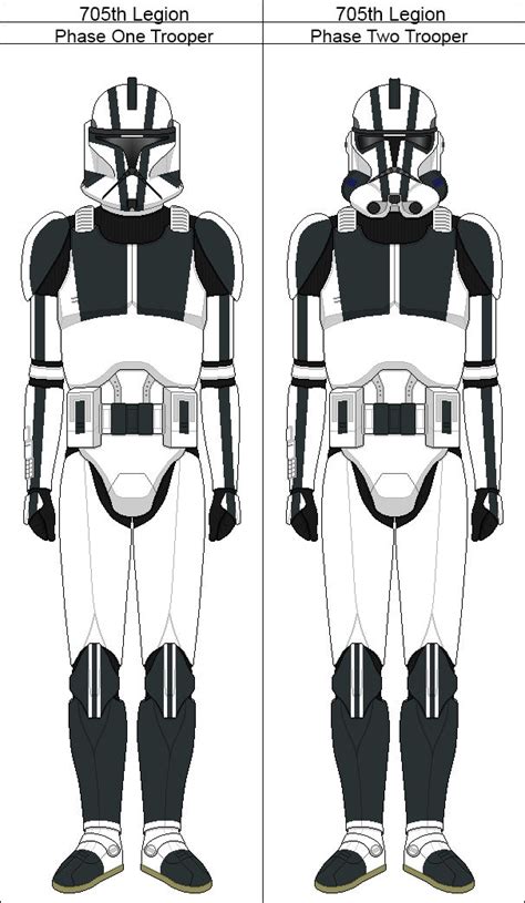 705th Legion Clone Trooper Phase 1 And 2 By Jdfb422 On Deviantart