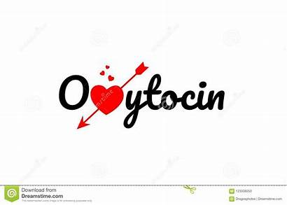 Oxytocin Formula Word Hormone Ossitocina Heart Structure