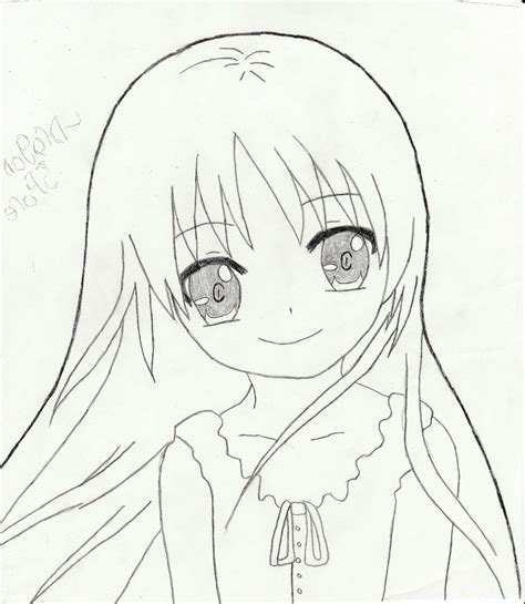 Beautiful Anime Girl Drawing At Explore Collection