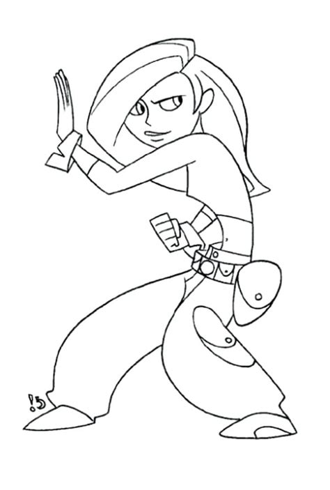 Free Printable Kim Possible Coloring Pages Coloring Pages