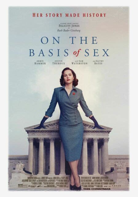 237906 On The Basis Of Sex 2018 Movie Felicity Jones Wall Print Poster Us Ebay