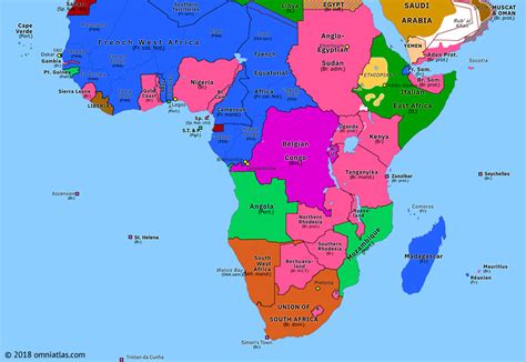Map of europe after world war one. Spanish Civil War in Africa | Historical Atlas of Sub ...