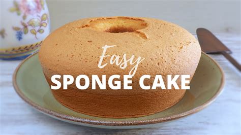How To Make Sponge Cake Food From Portugal YouTube