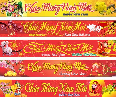 Download Băng Rôn Chúc Mừng Năm Mới Vector Corel Cdr Part02 Chúc Mừng