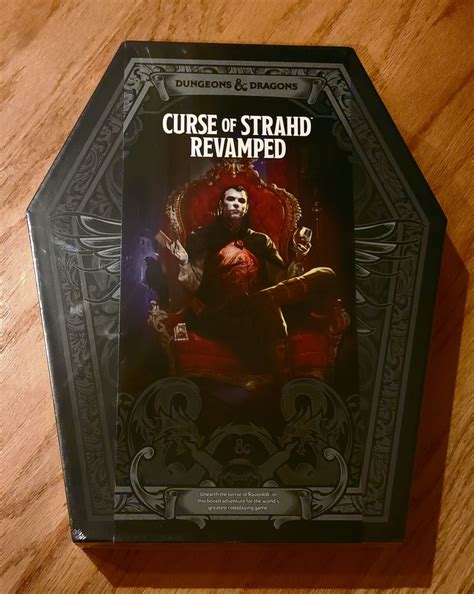 Dungeons And Dragons Rpg Curse Of Strahd Revamped Coffin Box Set Ebay