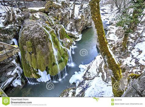 Bigar Waterfall In Romania Cheile Nerei Royalty Free Stock Photography