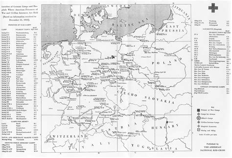 Original wwii 36th division france germany austria souvenir map. POW Camps
