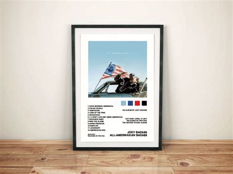 Joey Badass All Amerikkkan Badass Album Cover Poster Etsy