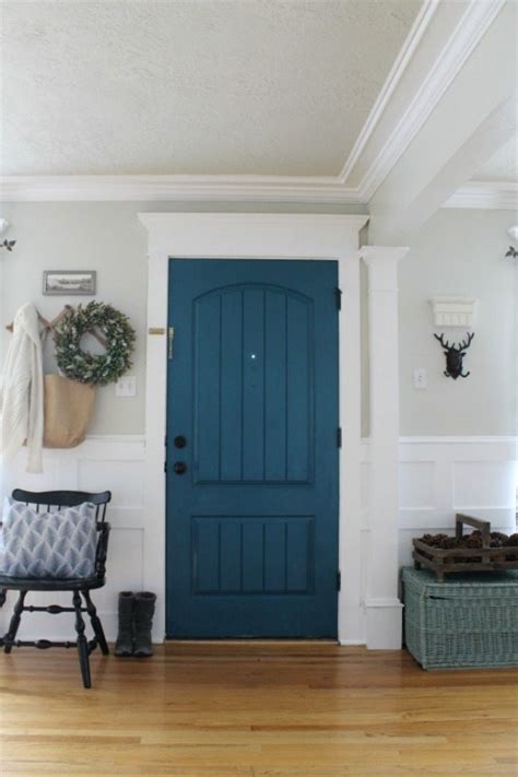 When painting door trim, you'll need access to all parts of the door frame. Painted Door - Craftivity Designs
