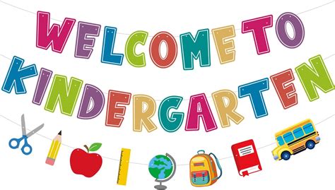 Welcome To Kindergarten Banner Kindergarten Back To School