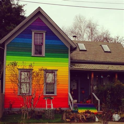 Pin By Mama Glitter On Home Sweet Home Rainbow House House Colors