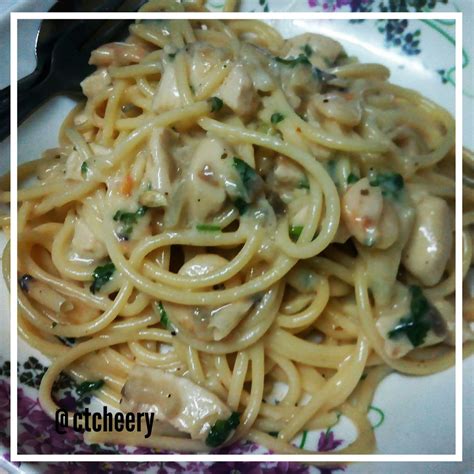 Resep untuk membuat spaghetti carbonara mudah. ~cT ChEerY-Diary aku Manja~: Resepi Mudah Spaghetti Carbonara