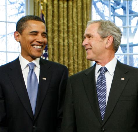 New York Times Why Arent Bush And Obama Best Friends