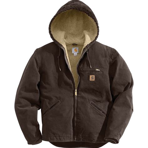 carhartt men s sherpa lined sierra jacket dark brown large tall style model j141 211