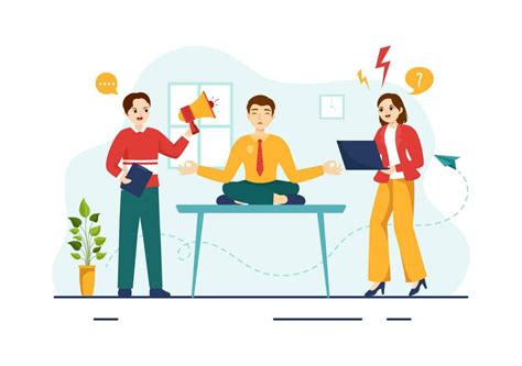 Conflict Resolution and Management Vector Illustration with Two Society