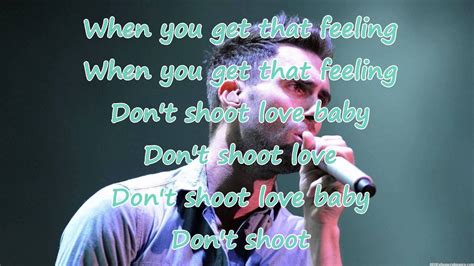 Shoot Love Maroon 5 Lyrics Youtube