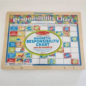 New Doug Magnetic Responsibility Chart Chore Chart Hinged