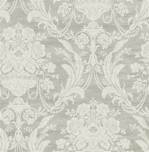Antique Bouquet Wallpaper In Plated Dv51108 From Wallquest Damask