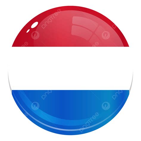 Bandera De Luxemburgo PNG Redondo País Bandera De Luxemburgo PNG