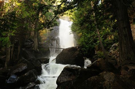 Falls Creek Waterfall · Winthrop Washington