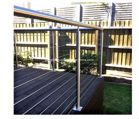 China Durable Stair Stainless Steel Wire Cable Railing Balustrade
