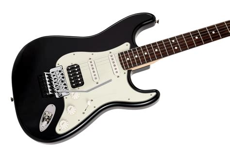 Fender Made In Japan Limited Stratocaster Hss With Floyd Rose In Black