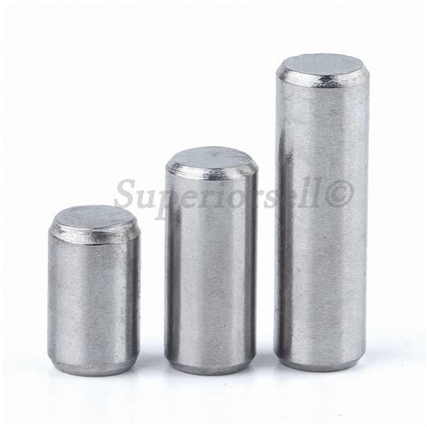 M4 M5 M6 Dowel Pins Cylindrical Pin A2 304 Stainless Steel Ebay