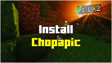 How To Install Chocapic Shaders In Minecraft Youtube