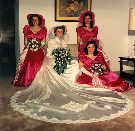 46 Hilarious Vintage Bridesmaid Dresses That Didnt Stand The Test Of