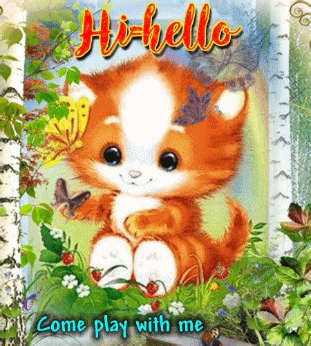 My Very Cute Hi Hello Card Free Hi Hello Ecards Greeting Cards 123