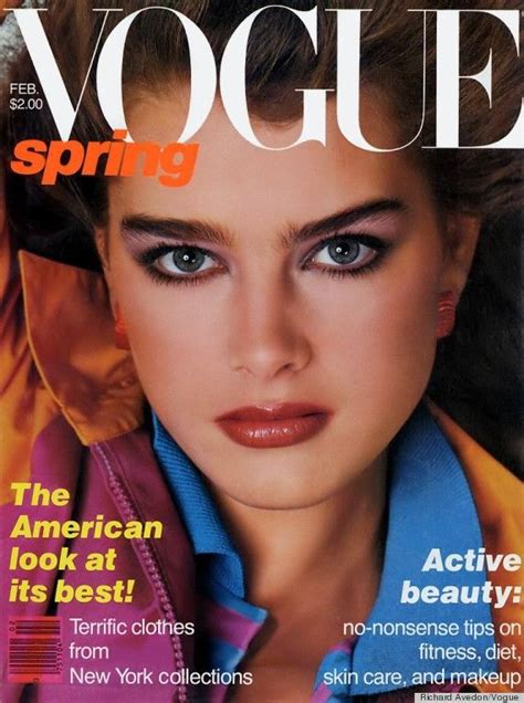 Brooke Shields 14 Years Old On The Cover Of Vogue Brooke Shields