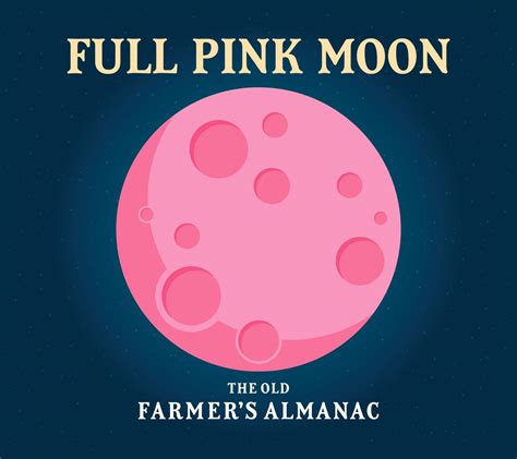 Pink Moon Full Moon In April 2022 The Old Farmers Almanac