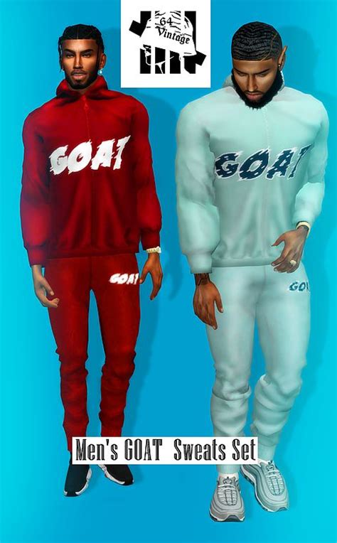 Mens Goat Sweat Set Vainsimmer Sims 4 Men Clothing Sims 4 Cc Kids
