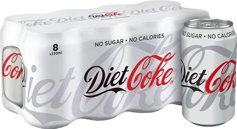 Diet Coke Cans, 8 x 330ml: Amazon.co.uk: Grocery gambar png