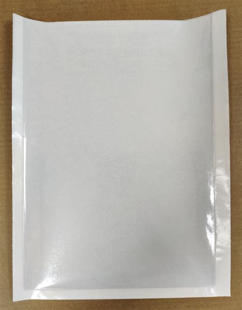 A4 Full Back Self Adhesive Clear Sleeve X 5 Etsy