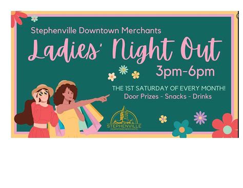 Ladies Night Out On The Square Downtown Stephenville September 2 2023