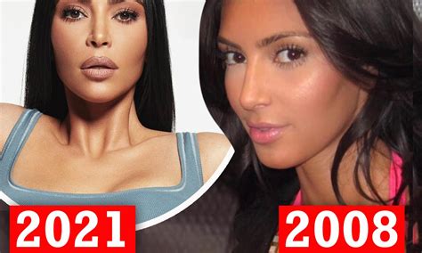 Kim Kardashian With And Without Makeup
